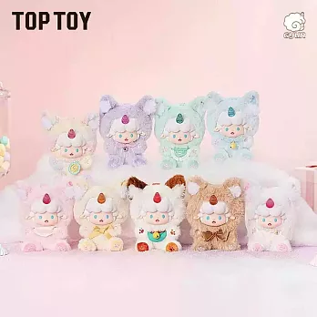 TOPTOY 卷卷羊-喵記糖果屋系列絨毛掛飾盲盒 _全套8款