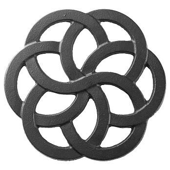 《ibili》鑄鐵隔熱墊 | 桌墊 鍋墊 餐墊 耐熱墊 杯墊 - 圓繞