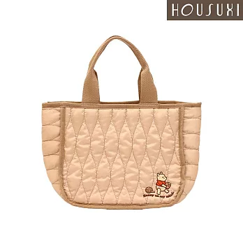 【HOUSUXI舒希】迪士尼系列-絎縫刺繡保溫袋-A3(任選) 小熊維尼