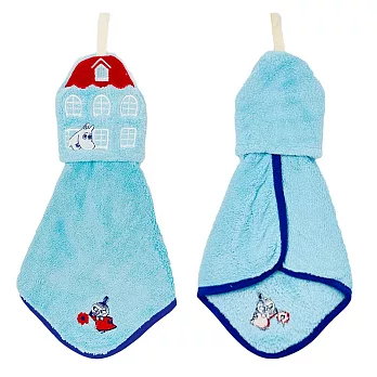 【日本丸真】Moomin收納式擦手巾 紅屋頂公寓 紅屋頂公寓