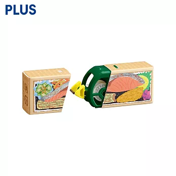 PLUS 限量紙製修正帶 便當款  鮭魚海苔便當