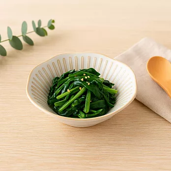 【日本野田】美濃燒｜潑水十草 陶瓷淺盤11.2cm ‧ 淺灰