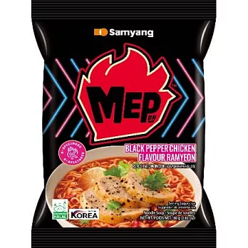 【韓國三養】黑胡椒雞肉風味湯麵80g(單包)