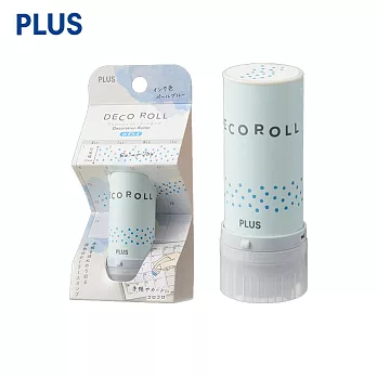 PLUS 限量花邊章  11mm點點藍