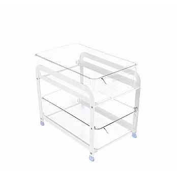 【上手家居】雙層廚房置物架(廚下置物架/廚房收納/水槽置物架/廚下收納架) 雙層白色