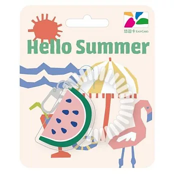 繽紛水果造型悠遊卡-西瓜(果凍Q繩)【受託代銷】