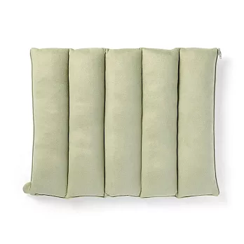 【MUJI 無印良品】可拼接柔軟多用途靠枕 /煙燻綠
