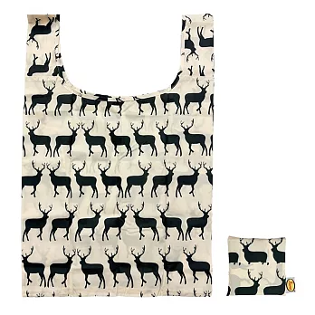 【日本丸真】Anorak 英倫設計摺疊收納袋 麋鹿  麋鹿