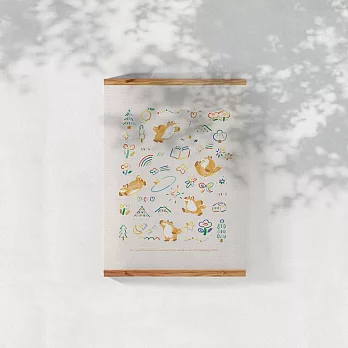 【 Hello Studio 你好工作室 】繽紛夢遊日｜插畫A4海報