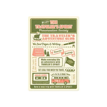 TRC Traveler’s Notebook 2026 墊板(限定)- PA尺寸