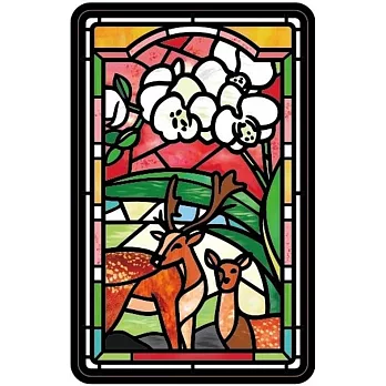 老屋顏鑲嵌玻璃系列SUPERCARD悠遊卡 梅花鹿【受託代銷】