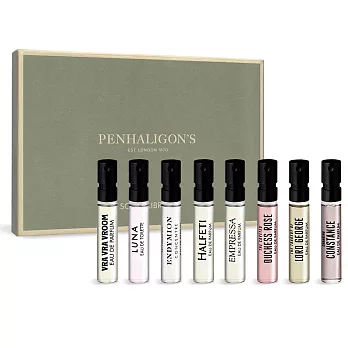 PENHALIGON’S 潘海利根 香氛殿堂 氣味圖書館禮盒 Scent Library(2mlX8)-新版-香水航空版