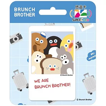 早午餐兄弟系列SuperCard悠遊卡 拍立得【受託代銷】