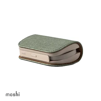 Moshi IonGo 5K Duo-C  PD充電帶線行動電源 (雙 USB-C 充電線) 頁岩綠