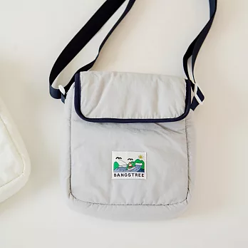 【瀏海樹】上山下海側背小包 2.0 - 淺灰