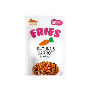 Eries 伊瑞思｜好肚肚益生元貓主食餐包系列｜鮪魚胡蘿蔔｜80g