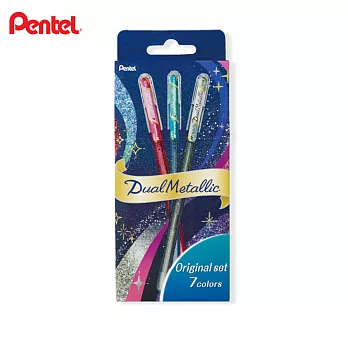 PENTEL Dual Metallic 金屬色簽字筆 7色組 Original