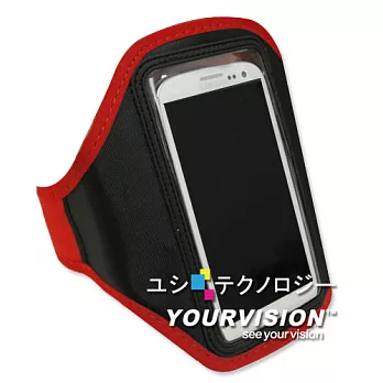 SAMSUNG GALAXY S3 i9300 簡約風運動臂套紅色