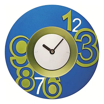 【t13】Swap時計系列（時尚時鐘）藍色幾何鐘面搭配銀色鐘面