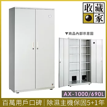 收藏家隱密式高承載大型電子防潮箱 AX-1000