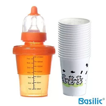 【貝喜力克】替換式奶瓶+哺乳紙杯-16入
