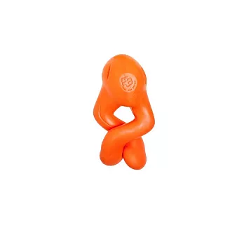 美國West Paw Tizzi 益智漏食互動玩具-小-橘色