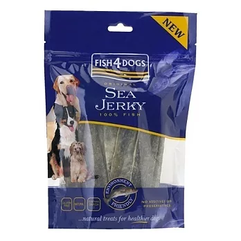 【海洋之星FISH4DOGS】營養潔齒點心─魚皮薄片100g*2入(適合一般犬隻食用)