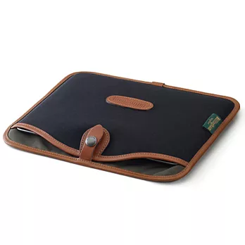 白金漢 Billingham Tablet Slip 小筆電/平板 專用袋/經典材質/黑色/褐邊5210401-70