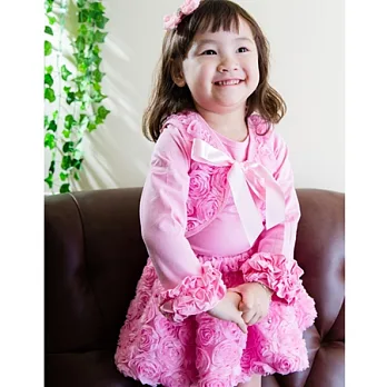 Cutie Bella玫瑰花短裙-Pink(80CM)