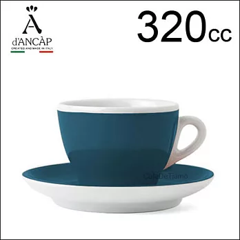 d’ANCAP Torino 拿鐵咖啡杯盤組-綠色 320cc (1杯1盤) HG9377