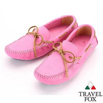 Travel Fox 溫布萊帆船鞋913852-43-35桃紅色
