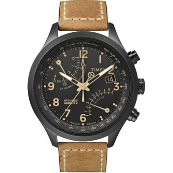 【TIMEX 】IQ飛返碼錶系列 (咖啡 TXT2N700)