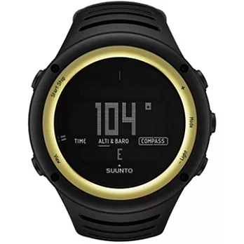 【SUUNTO】CORE GLACIER GRAY系列運動概念錶 (黃/黑 SUSS016789000)