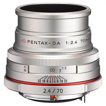 PENTAX HD DA 70mm F2.4 Limited 【公司貨】銀