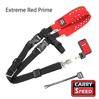 CARRY SPEED 速必達 Prime Extreme Red 相機背帶 附F2 相機座盤極限紅