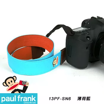 Paul Frank 大嘴猴-時尚相機背帶 DSLR 相機背帶 數位單眼相機背帶-多種造型顏色可選[PF13PF-SN6-B/薄荷藍]