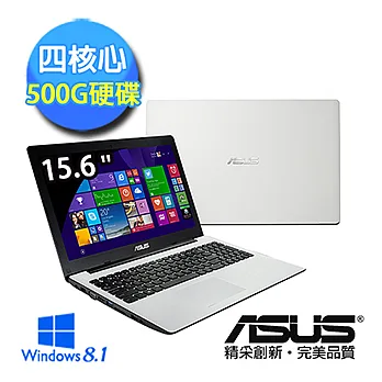 【ASUS】X553MA-0111GN3540 15.6吋筆電(N3540/四核心/4G/500G/WIN8.1)經典白