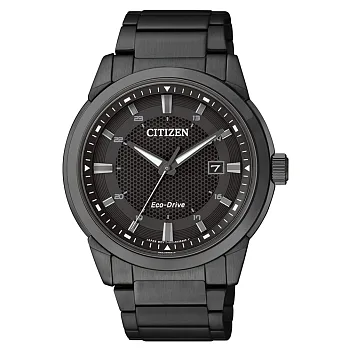 CITIZEN 青春不設限光動能男錶-黑