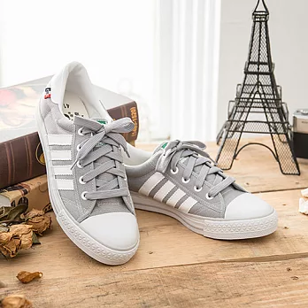 中國強 MIT 百搭休閒帆布鞋CH83灰白(女鞋)35灰白