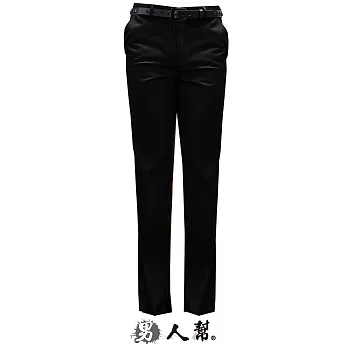 【男人幫】K0424＊【輕熟上質亮澤時尚尊寵中低腰直筒西裝褲】黑色 S尺寸