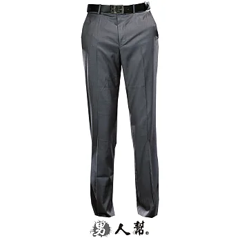 【男人幫】K0425＊【雅痞型男成熟風灰色條紋西裝褲】灰色 S號