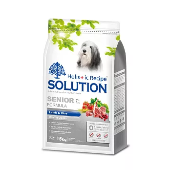 耐吉斯SOLUTION 高齡犬 關節保健配方 羊肉＆田園蔬菜 7.5公斤 x 1包