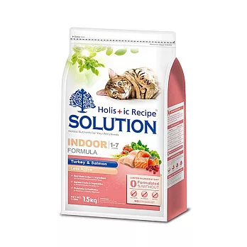 SOLUTION 耐吉斯 成貓 居家/纖體配方 火雞肉+鮭魚 3kg X 1包