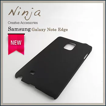 【東京御用Ninja】Samsung Galaxy Note Edge精緻磨砂保護硬殼（黑色）