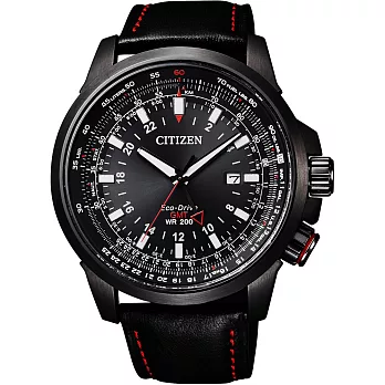 CITIZEN PROMASTER SKY系列的新一代型格機師錶-皮帶x黑