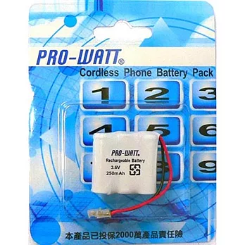 PRO-WATT P350萬用接頭 無線電話電池 3.6V 300mah