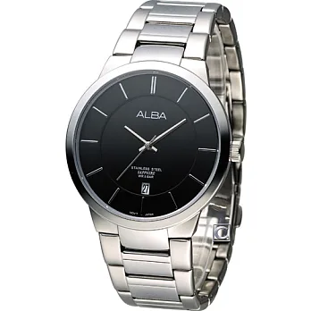 雅柏 ALBA 極簡紳士時尚腕錶 VJ42-X138D AS9923X1