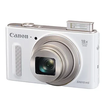 (公司貨)Canon PowerShot SX610 HS 薄型高變焦相機-送16G卡~5/31止~再送原廠袋+32GC10卡+專用電池..共8好禮/白色