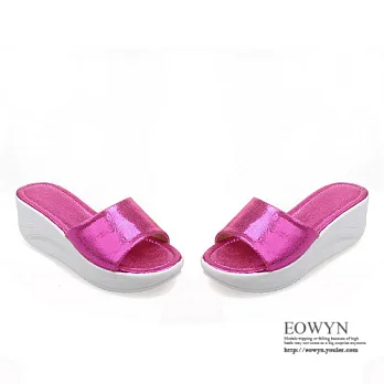 EOWYN．韓系時尚百搭休閒寬版亮色舒適厚底搖搖底鬆糕拖涼鞋EMD00778-55/4色/34-39碼現貨+預購34紅色