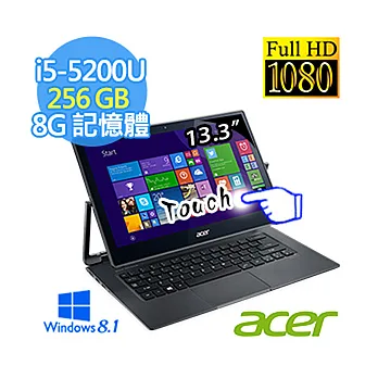 【acer】R7-371T-58FE 13.3吋FHD i5-5200U 8G RAM 256GSSD Win8.1觸控可翻轉筆電